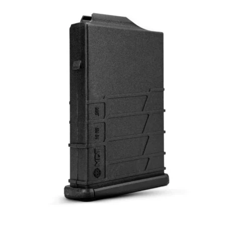 Rear quarter view of an MDT 6GT AICS Polymer mag