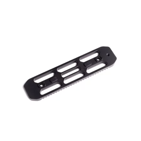 The back of an Area 419 ARCALOCK M-LOK Dovetail Rail 6"