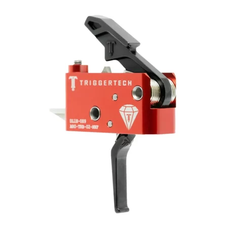 Front quarter view of the diamond AR trigger with flat shoe