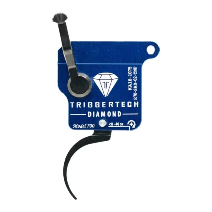 Front side view of a rough diamond trigger with pro curve trigger shoe.