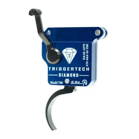 front quarter view of the Rough Diamond Pro Curve trigger.