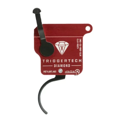 Safety side profile view of a Diamond trigger with Traditional curve shoe.
