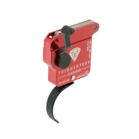 Rear quarter safety side view of a Diamond trigger with traditional shoe