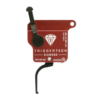 Profile view of a Triggertech Diamond trigger with Flat shoe
