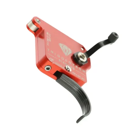 Bottom view of a diamond trigger with traditional curver shoe