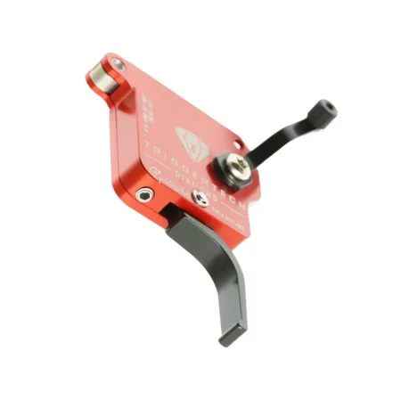 Bottom view of a left hand diamond trigger with flat shoe