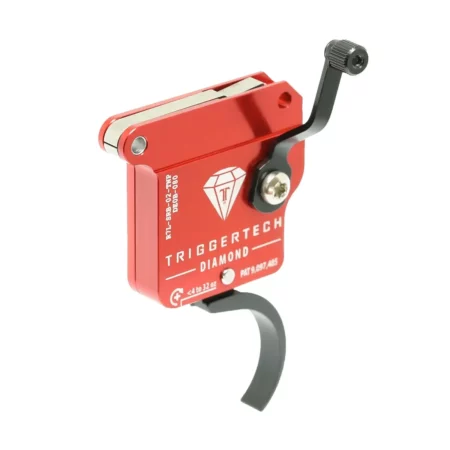 Front quarter view of a left hand diamond trigger with pro curve shoe