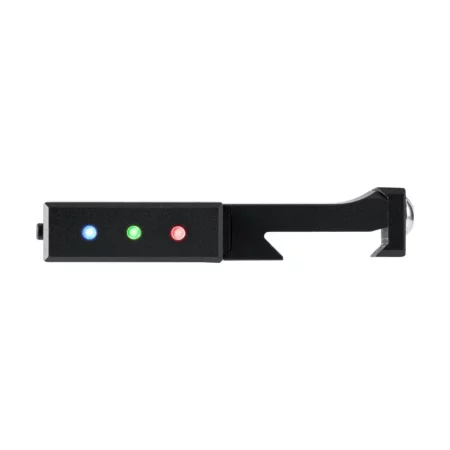 Close up of the LED's on the Send IT Level Gen 2 with side mount