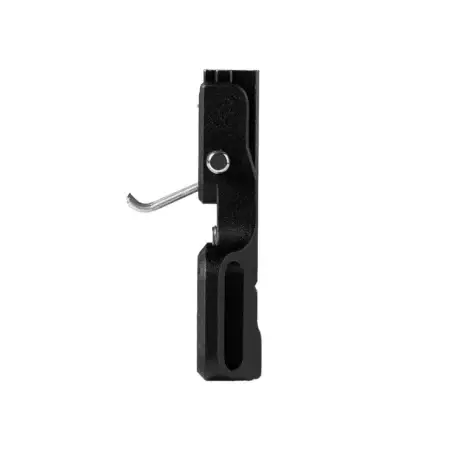 A side view of the adjustable mag latch