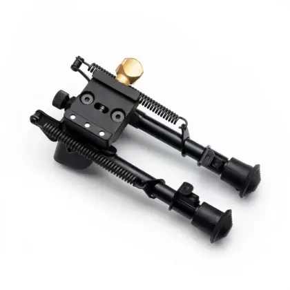 A Harris Bipod with the ARCALOCK Clamp Kit