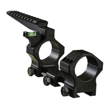 Rear quarter view of the Heavy Tactical 1-Piece Scope Mount