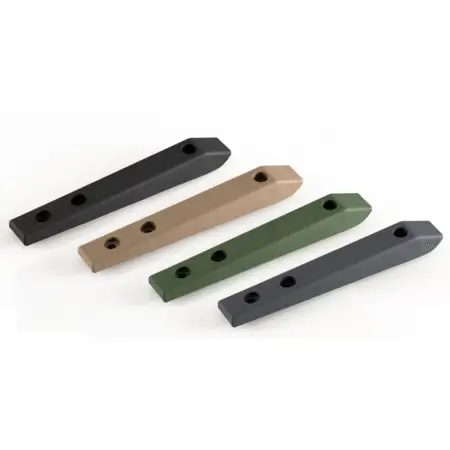 Bravo bag riders in black, fde, sako green, and stealth grey