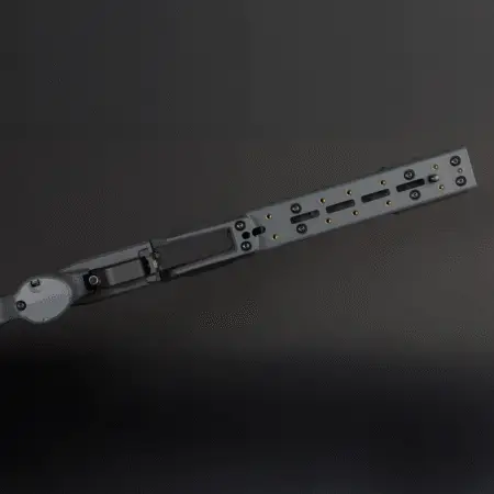 Underside of a grey KRG Bravo