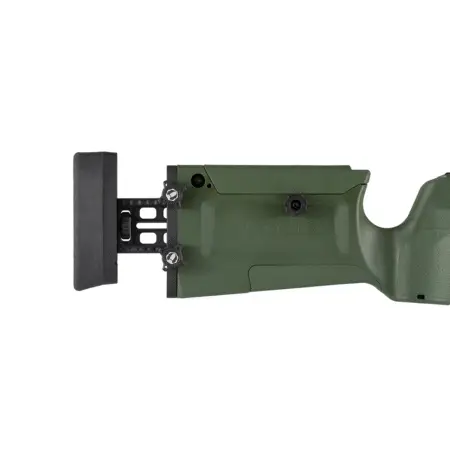 The KRG Bravo Tool-less LOP installed on a KRG Bravo fully extended.