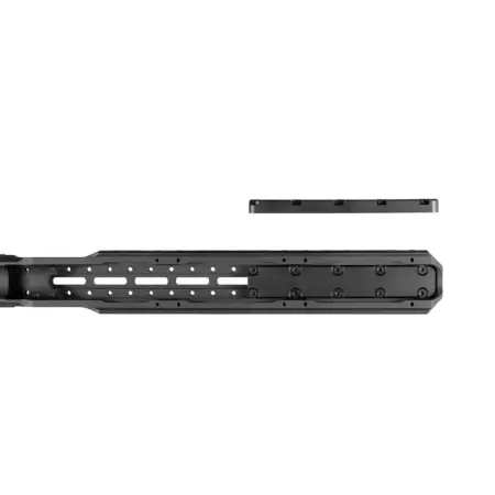 C-4 Forend weight in chassis, with an additional weight to the side