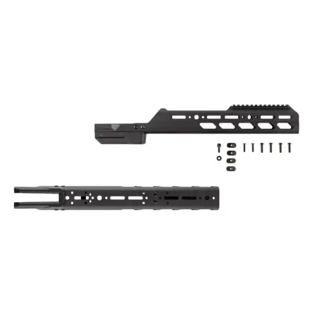 Enclosed forend with hardware for a Remington 700 LA footprint action