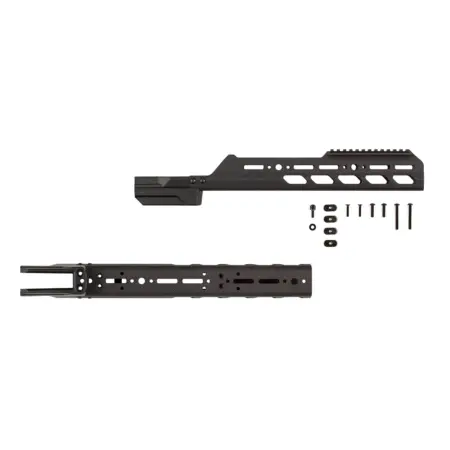 Enclosed forend with hardware for a Remington 700 SA footprint action