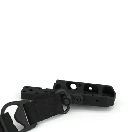 A KRG Spigot mount with qd flush cup attached
