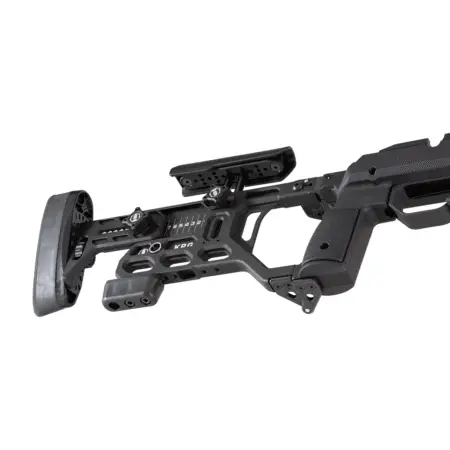 The buttstock of the Whiskey 3 chassis