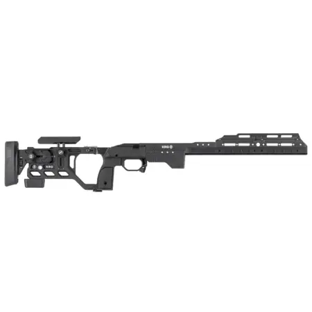 A KRG Whiskey 3 Pro chassis with the shroud installed