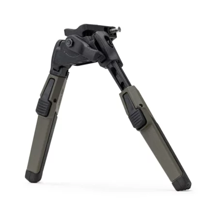 Quarter view of an ODG Oryx Bipod with partially extended legs