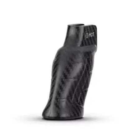 Rear quarter view of the Carbon Fiber Pistol Grip