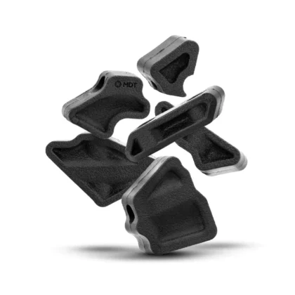 Product shot of a set of black dampeners