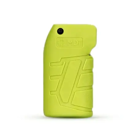 Side view of the vertical grip elite in Acid Green