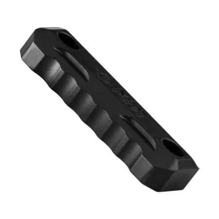 An angled view of a non qd exterior forend weight