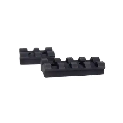 Side view of the LW7 Action Split Rails
