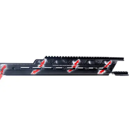 A side view of the forend on the Vanquish chassis