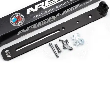 The box contents of a 14" Universal Dovetail Rail