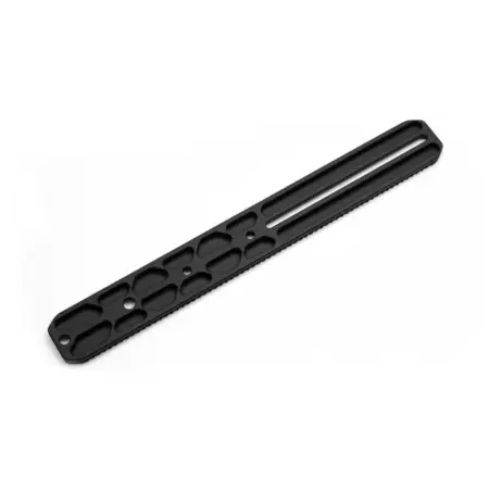 Back side view of the 12" Dovetail Rail