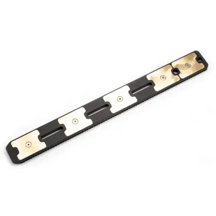 Weight side view of the ARCALOCK Weight Tunable Rail