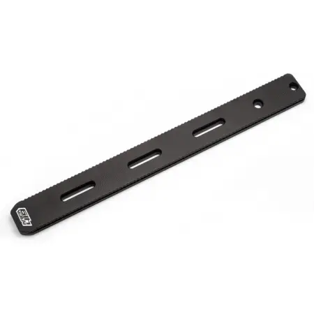 Back side of the Area 419 ARCALOCK weight tunable rail