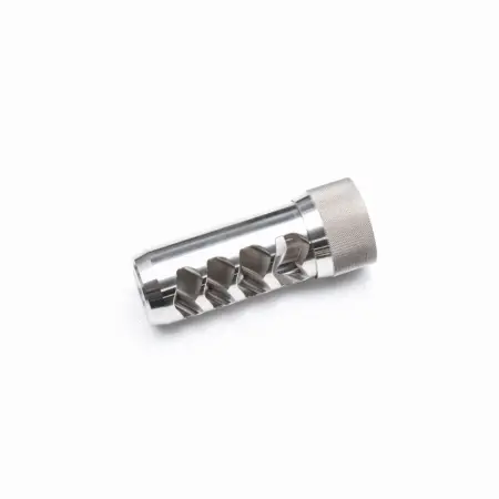 A stainless steel finish Sidewinder Brake