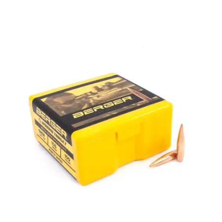 A box of 105 Hybrids with a couple of bullet arranged next to it