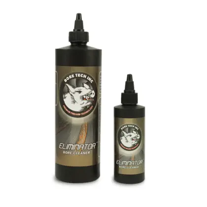 Both the big and small bottles of Bore Tech Eliminator