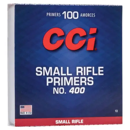 A single sleeve of CCI 400 Small Rifle Primers