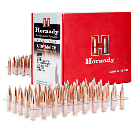 Hornady 6mm 110 A-Tip Match Bullets - Image 3