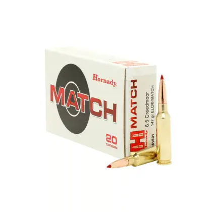 Hornady 6.5 Creedmoor 147 Ammo with box