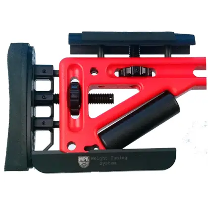 Buttstock view of the Weight Tuning kit